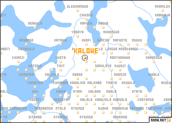 map of Kalowe