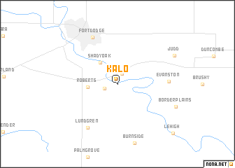 map of Kalo