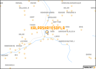 map of Kal Pāshā-ye Soflá