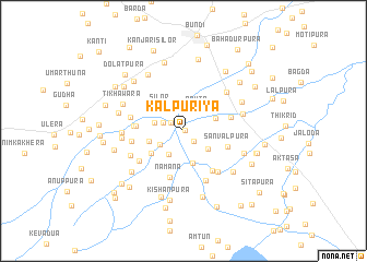 map of Kālpurīya