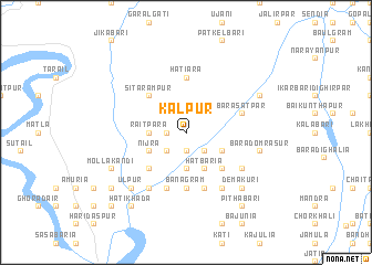 map of Kalpur