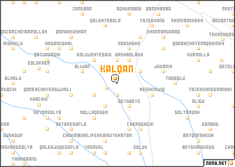 map of Kalqān