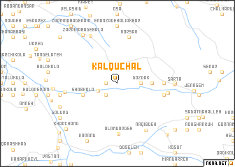 map of Kal Qūchāl