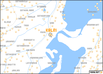 map of Kalri