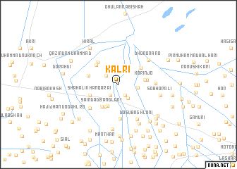 map of Kalri