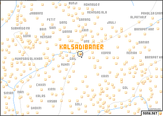 map of Kalsa di Baner