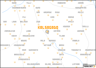 map of Kalsagado