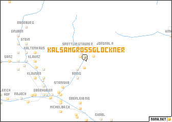 map of Kals-am Großglockner