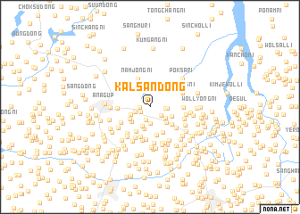 map of Kalsan-dong