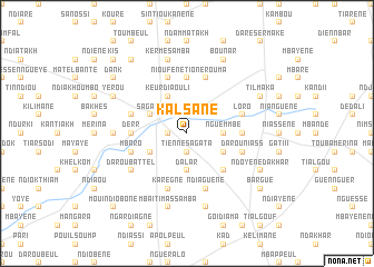 map of Kalsane