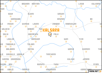 map of Kalsara
