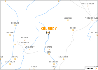 map of Kalʼ-Sary