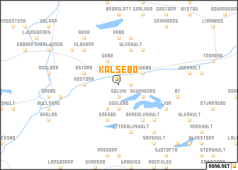 map of Kalsebo