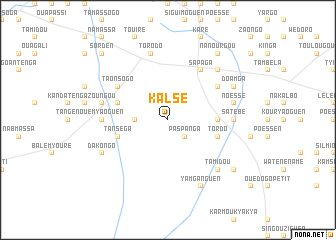 map of Kalsé