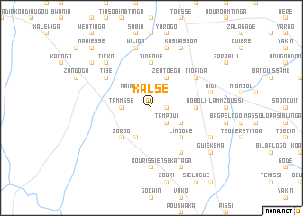 map of Kalsé