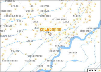 map of Kals Gāmān