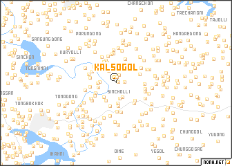 map of Kalso-gol