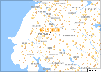 map of Kalsŏng-ni