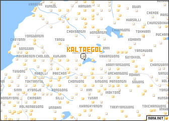 map of Kaltae-gol