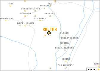 map of Kalţah