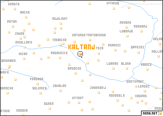 map of Kaltanj