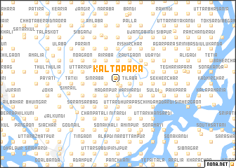 map of Kaltāpāra