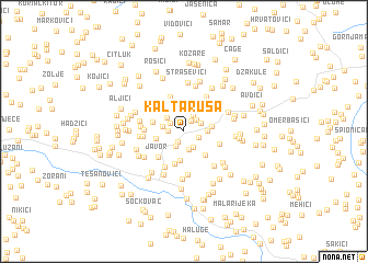 map of Kaltaruša