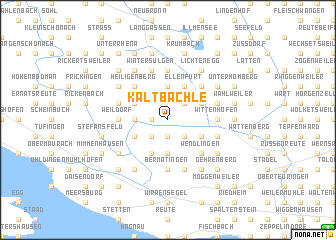 map of Kaltbächle