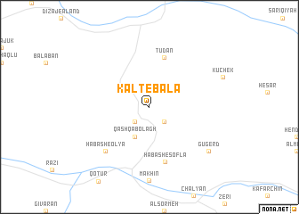map of Kalt-e Bālā