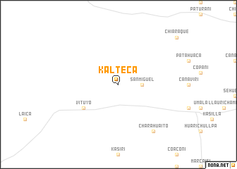 map of Kalteca