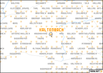 map of Kaltenbach
