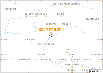 map of Kaltenbach