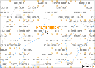 map of Kaltenbach