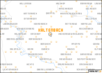 map of Kaltenbach