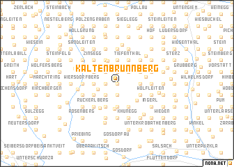 map of Kaltenbrunnberg