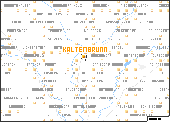 map of Kaltenbrunn