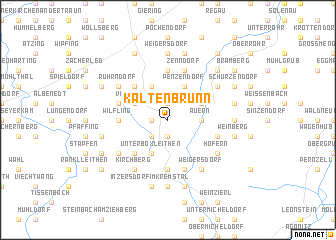 map of Kaltenbrunn