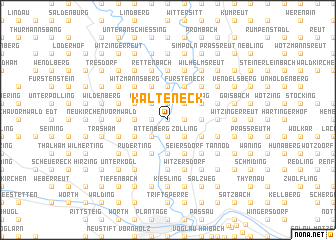 map of Kalteneck