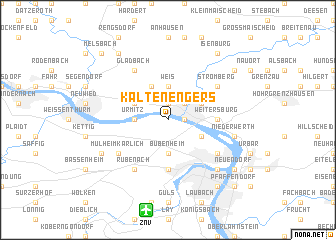 map of Kaltenengers