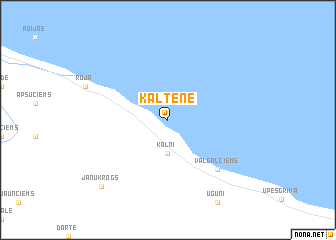 map of Kaltene