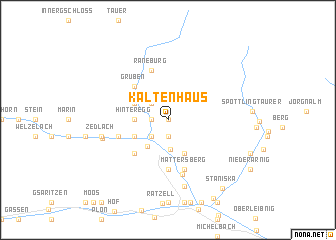 map of Kaltenhaus