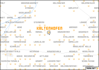 map of Kaltenhöfen