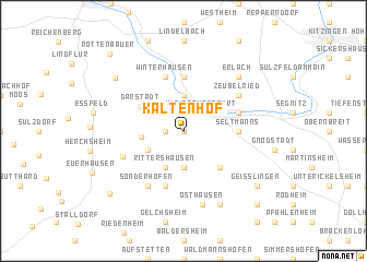 map of Kaltenhof