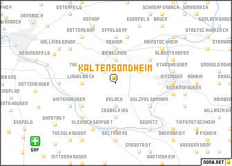 map of Kaltensondheim