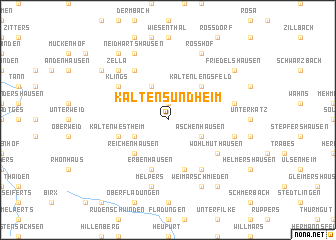 map of Kaltensundheim