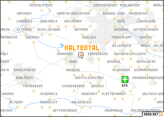 map of Kaltental