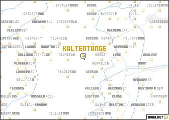 map of Kaltentange