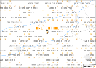 map of Kaltenthal