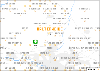 map of Kaltenweide