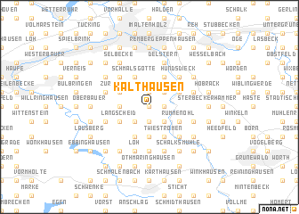 map of Kalthausen